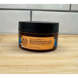 The Body Shop Mediterranean Sea Salt Resurfacing Body Scrub 2 oz. Spa of World
